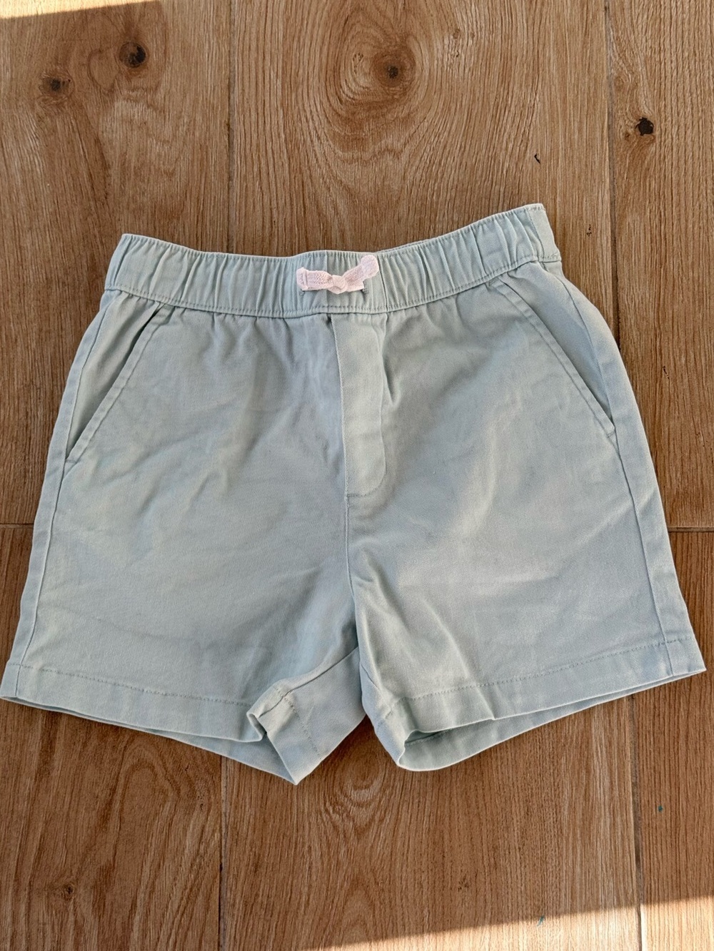 Janie and Jack Shorts in Seafoam - Picture 2 of 4